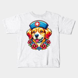 Nurse dog Kids T-Shirt